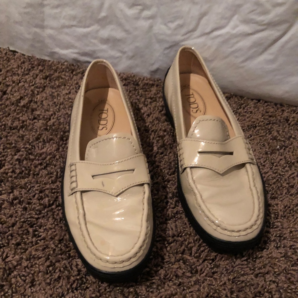 Tod’s Patent Driving Shoes